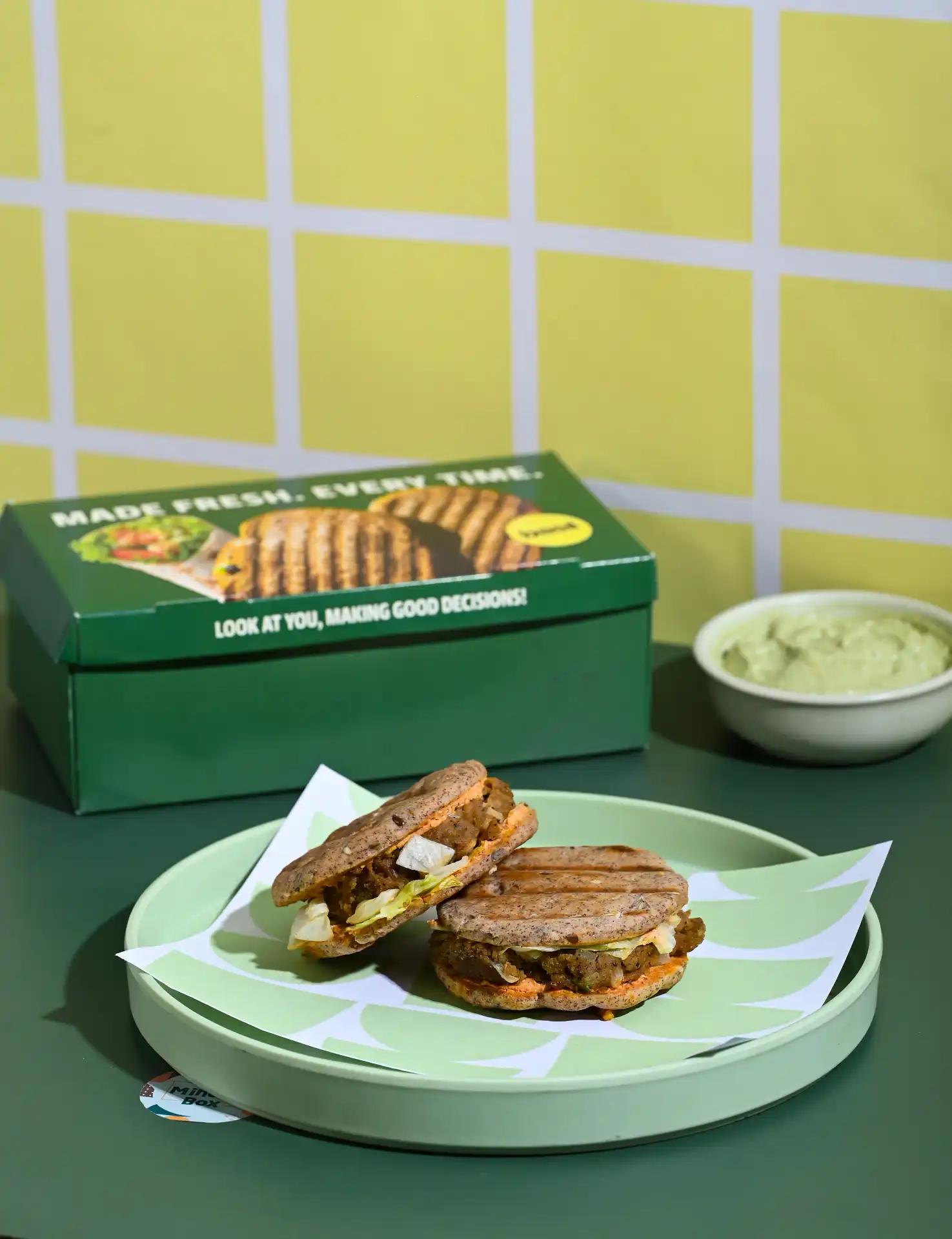 Creamy Pepper Pita Sandwich