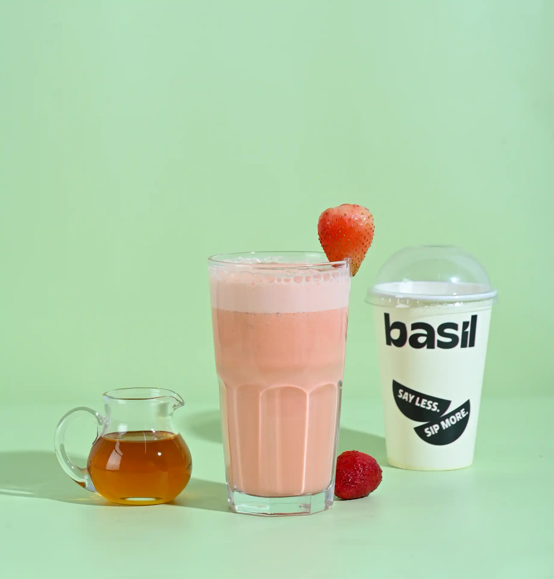 Strawberry Protein Lassi